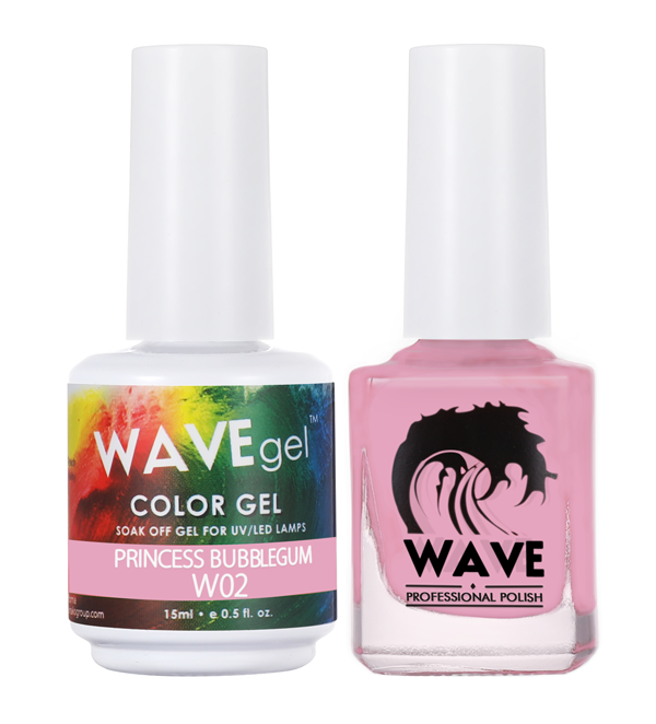 WAVEGEL Gel Polish + Nail Lacquer, W02