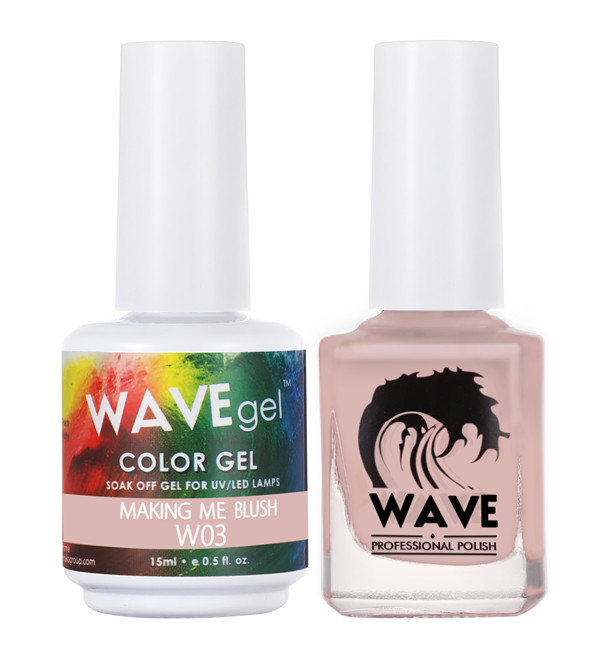 WAVEGEL Gel Polish + Nail Lacquer, W03