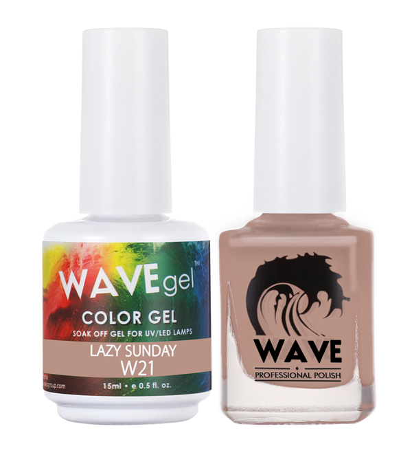 WAVEGEL Gel Polish + Nail Lacquer, W21