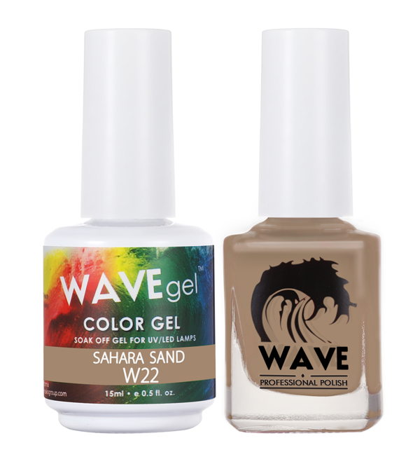 WAVEGEL Gel Polish + Nail Lacquer, W22