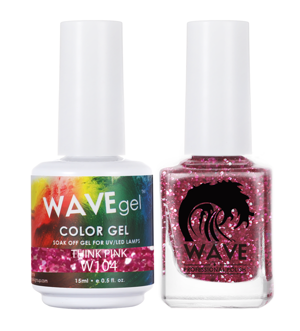 WAVEGEL Gel Polish + Nail Lacquer, W104