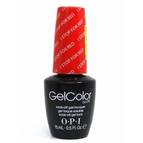 OPI GelColor, A74, I Stop For Red, 0.5oz