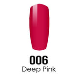 DC Nail Lacquer And Gel Polish (New DND), DC006, Deep Pink, 0.6oz