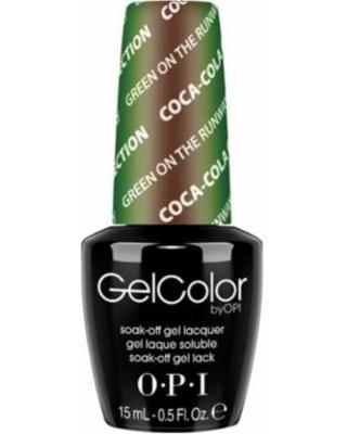 OPI GelColor, C18, Green On The Runway, 0.5oz