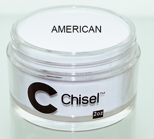 Chisel 2in1 Dipping Powder, Pink & White Collection, AMERICAN, 2oz