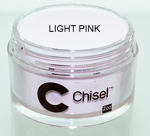 Chisel 2in1 Dipping Powder, Pink & White Collection, LIGHT PINK, 2oz