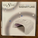 Cre8tion Signature Cordless LED/UV Lamp WHITE