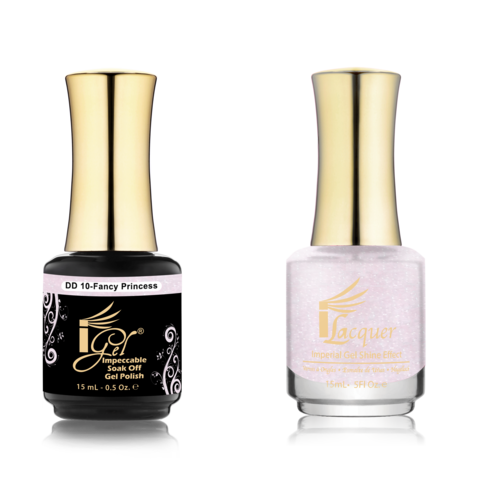 IGEL Nail Lacquer And Gel Polish Duo, DD10 FANCY PRINCESS