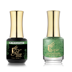 IGEL Nail Lacquer And Gel Polish Duo, DD100 GRASSHOPPER