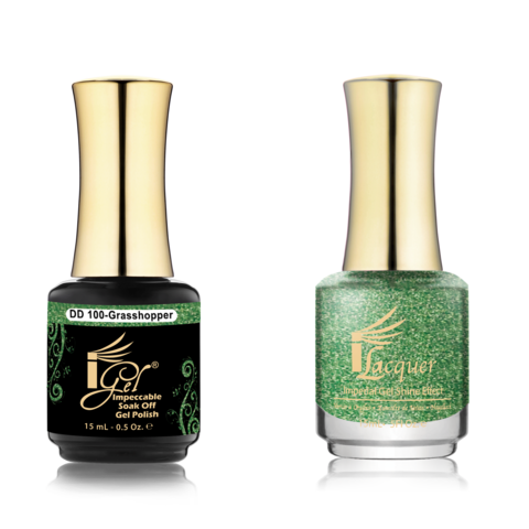 IGEL Nail Lacquer And Gel Polish Duo, DD100 GRASSHOPPER