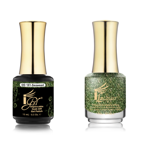 IGEL Nail Lacquer And Gel Polish Duo, DD101 SEAWEED
