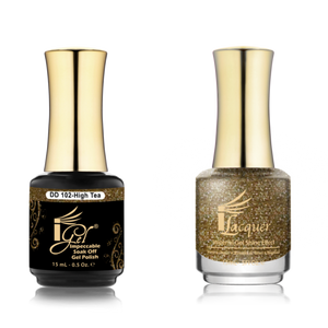 IGEL Nail Lacquer And Gel Polish Duo, DD102 HIGH TEA