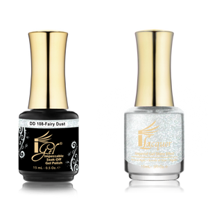 IGEL Nail Lacquer And Gel Polish Duo, DD108 FAIRY DUST