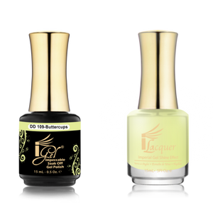 IGEL Nail Lacquer And Gel Polish Duo, DD109 BUTTERCUP