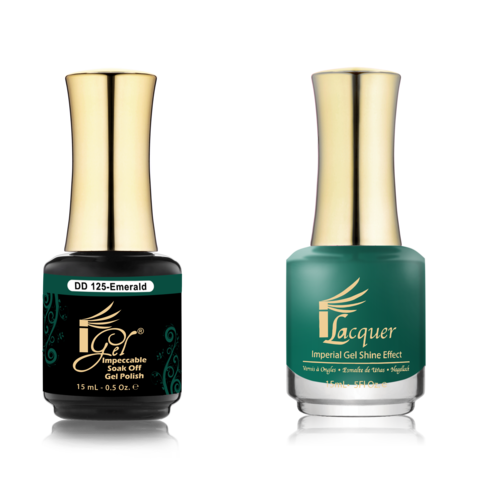 IGEL Nail Lacquer And Gel Polish Duo, DD125 EMERALD