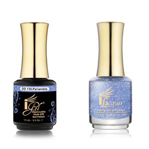 IGEL Nail Lacquer And Gel Polish Duo, DD135 PERIWINKLE