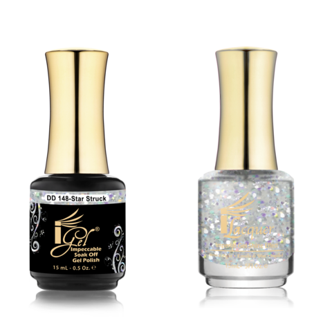 IGEL Nail Lacquer And Gel Polish Duo, DD148 STAR STRUCK