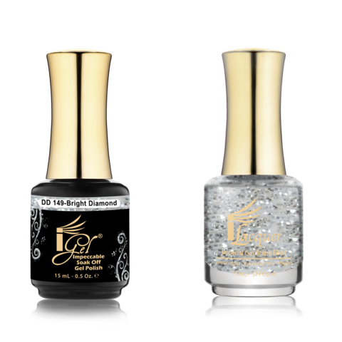 IGEL Nail Lacquer And Gel Polish Duo, DD149 BRIGHT DIAMOND