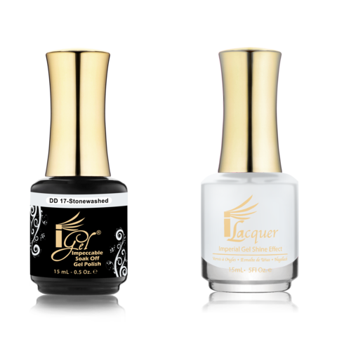IGEL Nail Lacquer And Gel Polish Duo, DD17 STONEWASHED