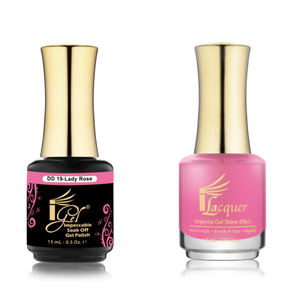 IGEL Nail Lacquer And Gel Polish Duo, DD19 LADY ROSE