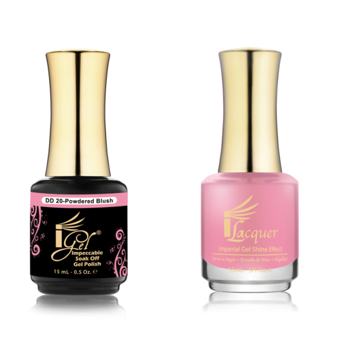IGEL Nail Lacquer And Gel Polish Duo, DD20 POWDERED BLUSH