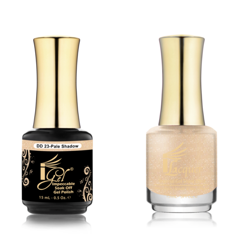 IGEL Nail Lacquer And Gel Polish Duo, DD23 PALE SHADOW
