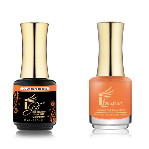 IGEL Nail Lacquer And Gel Polish Duo, DD27 RARE BEAUTY