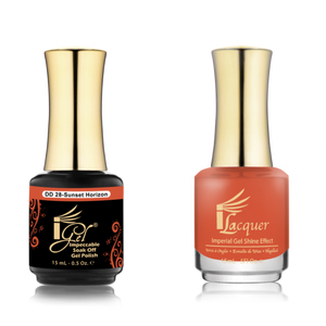 IGEL Nail Lacquer And Gel Polish Duo, DD28 SUNSET HORIZON
