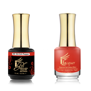 IGEL Nail Lacquer And Gel Polish Duo, DD39 CHILI PEPPER