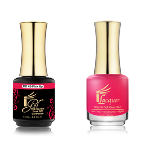 IGEL Nail Lacquer And Gel Polish Duo, DD43 PINK UP