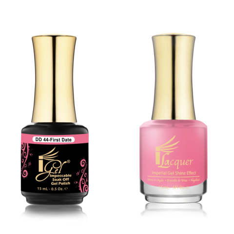 IGEL Nail Lacquer And Gel Polish Duo, DD44 FIRST DATE