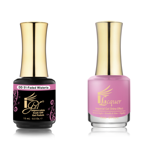 IGEL Nail Lacquer And Gel Polish Duo, DD51 FADED WISTERIA