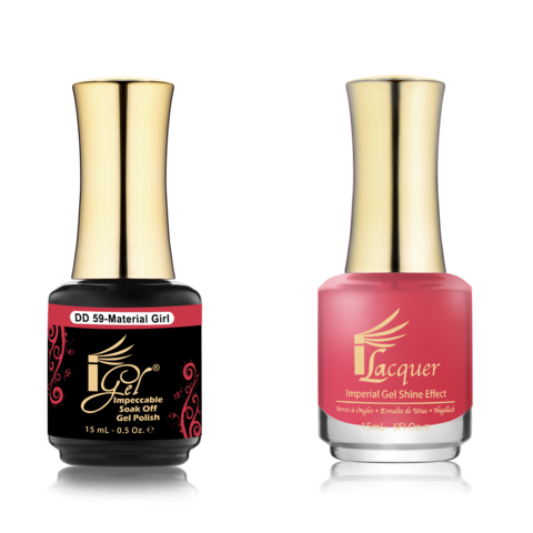 IGEL Nail Lacquer And Gel Polish Duo, DD59 MATERIAL GIRL