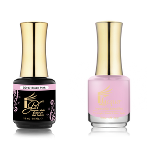 IGEL Nail Lacquer And Gel Polish Duo, DD07 BLUSH PINK