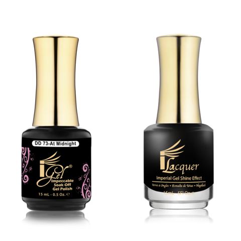 IGEL Nail Lacquer And Gel Polish Duo, DD73 AT MIDNIGHT