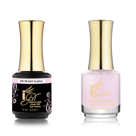 IGEL Nail Lacquer And Gel Polish Duo, DD08 SOFT FEATHER
