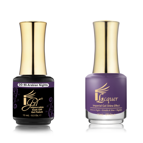 IGEL Nail Lacquer And Gel Polish Duo, DD80 ARABIAN NIGHTS