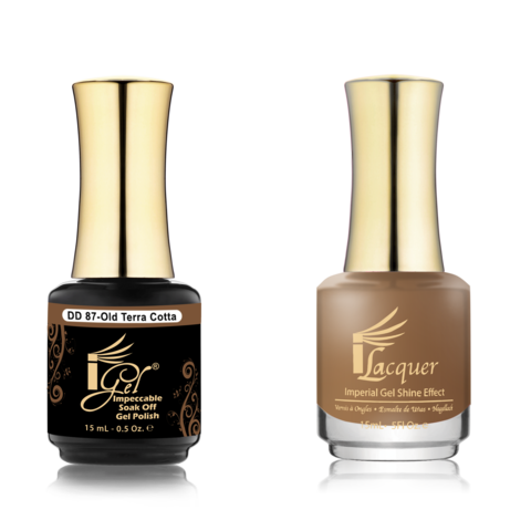 IGEL Nail Lacquer And Gel Polish Duo, DD87 OLD TERRA COTTA