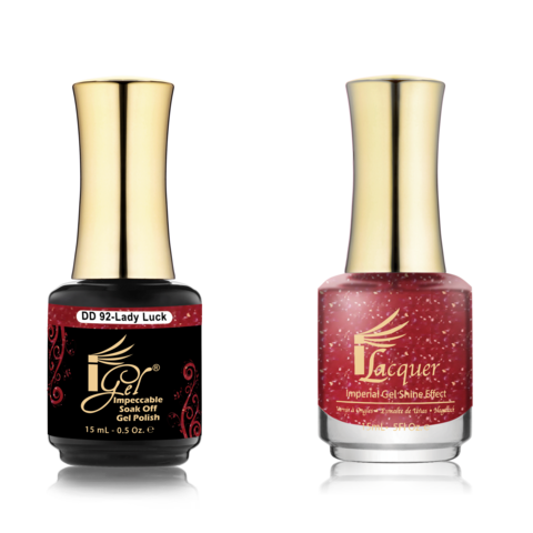 IGEL Nail Lacquer And Gel Polish Duo, DD92 LADY LUCK