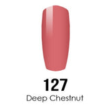 DC Nail Lacquer And Gel Polish (New DND), DC127, Deep Chestnut, 0.6oz