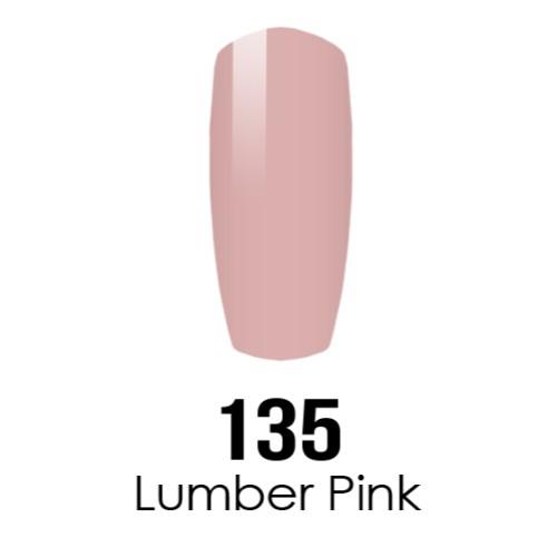 DC Nail Lacquer And Gel Polish (New DND), DC135, Lumber Pink, 0.6oz