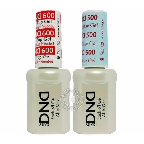 DND Base 500 & Top Non Cleansing 600, 0.5oz