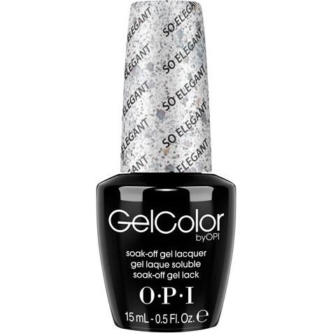 OPI GelColor, F18, So Elegant (Glitter), 0.5oz