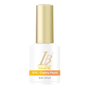 IGel LB Glow In The Dark Gel Polish 0.6oz, G10 Creamy Peach