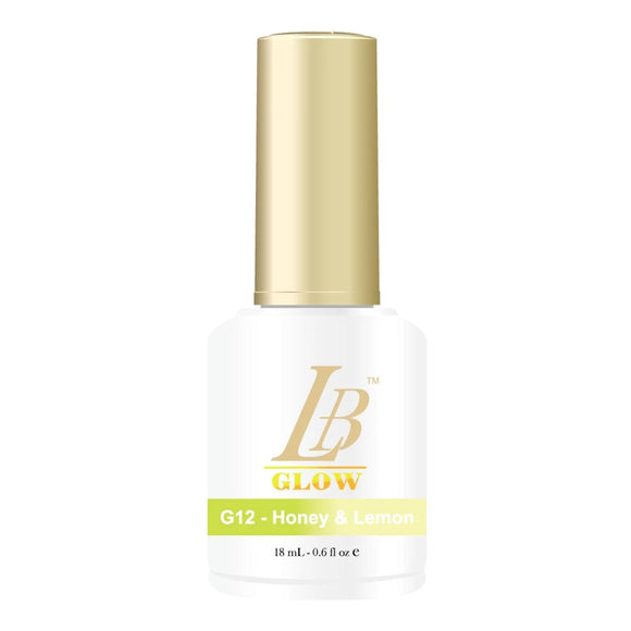 IGel LB Glow In The Dark Gel Polish 0.6oz, G12 Honey & Lemon