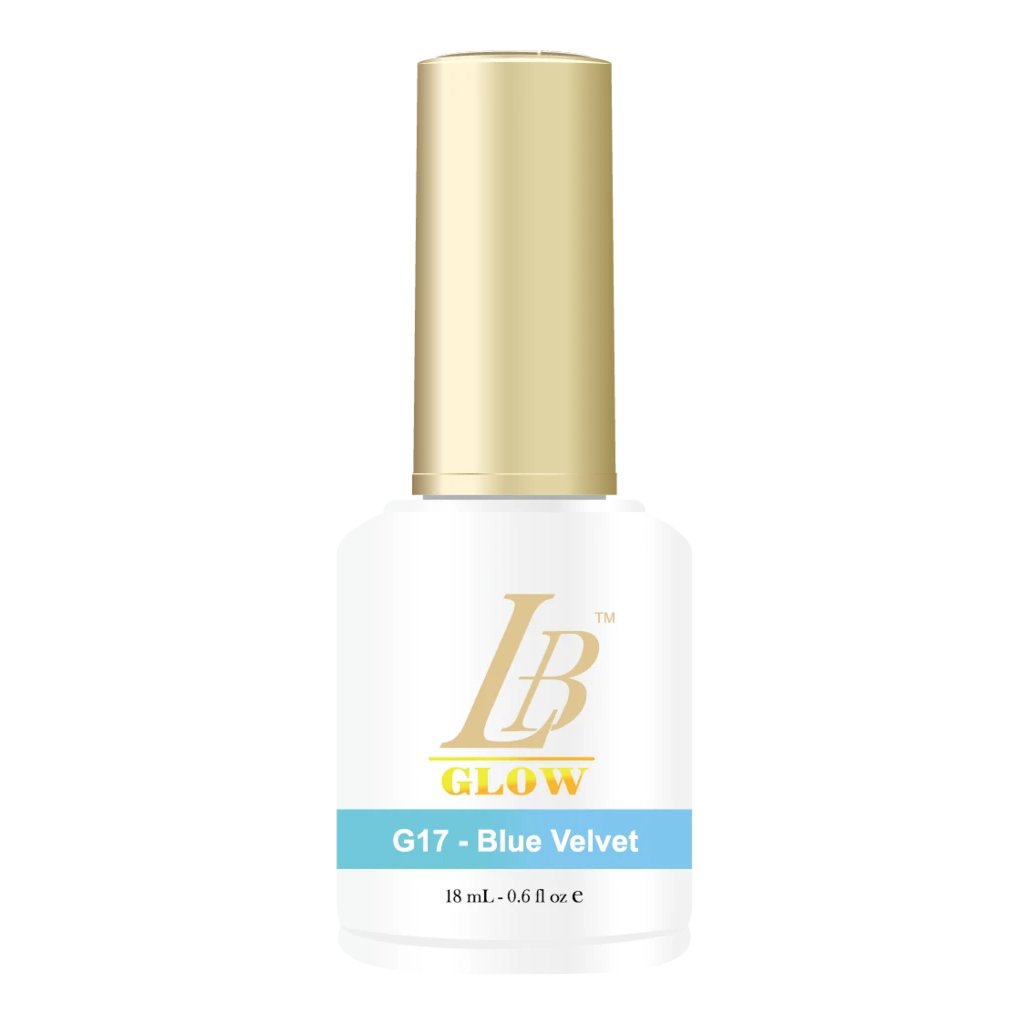 IGel LB Glow In The Dark Gel Polish 0.6oz, G17 Blue Velvet