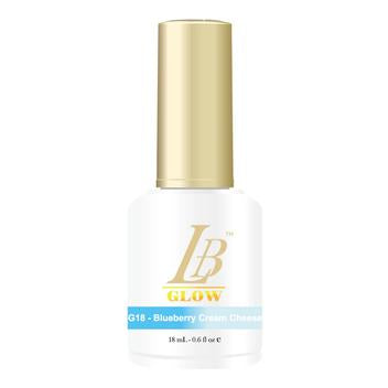 IGel LB Glow In The Dark Gel Polish 0.6oz, G18 Blueberry Cream Cheese