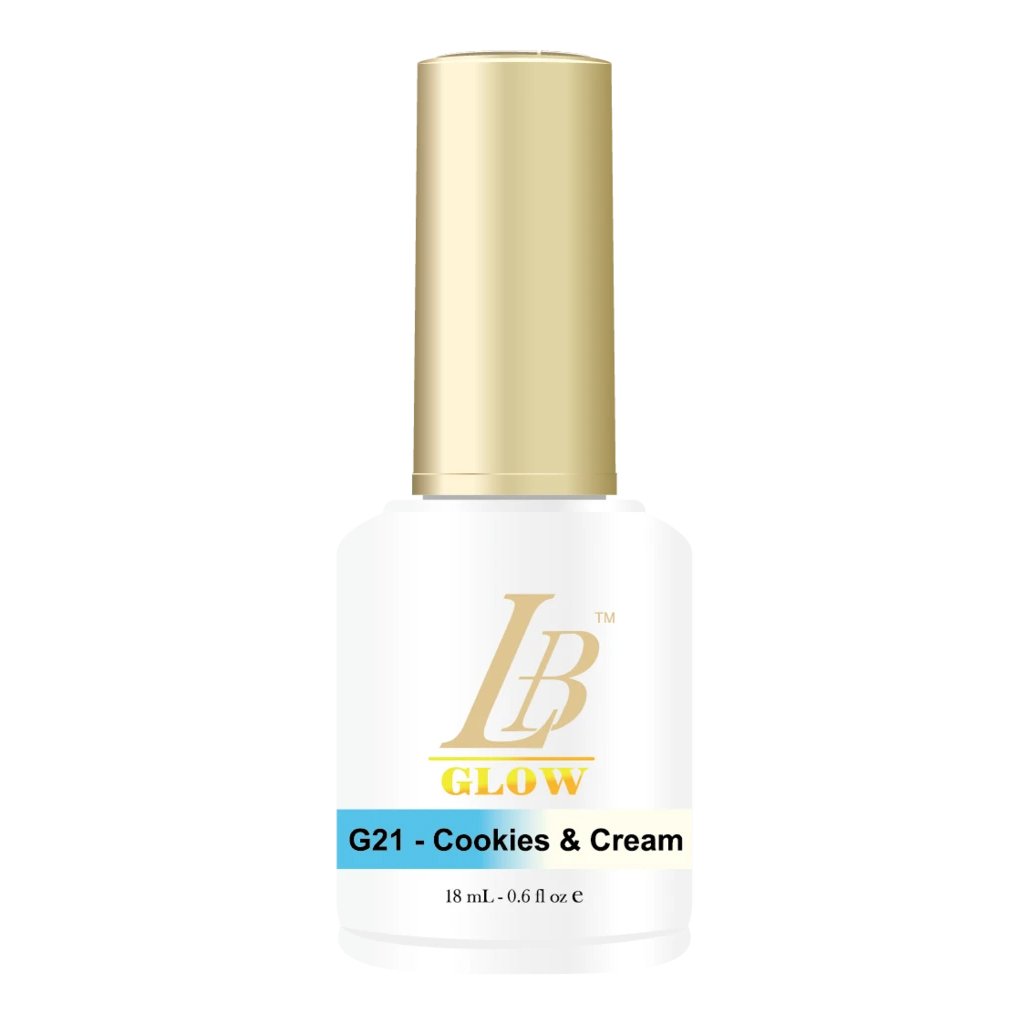 IGel LB Glow In The Dark Gel Polish 0.6oz, G21 Cookies & Cream