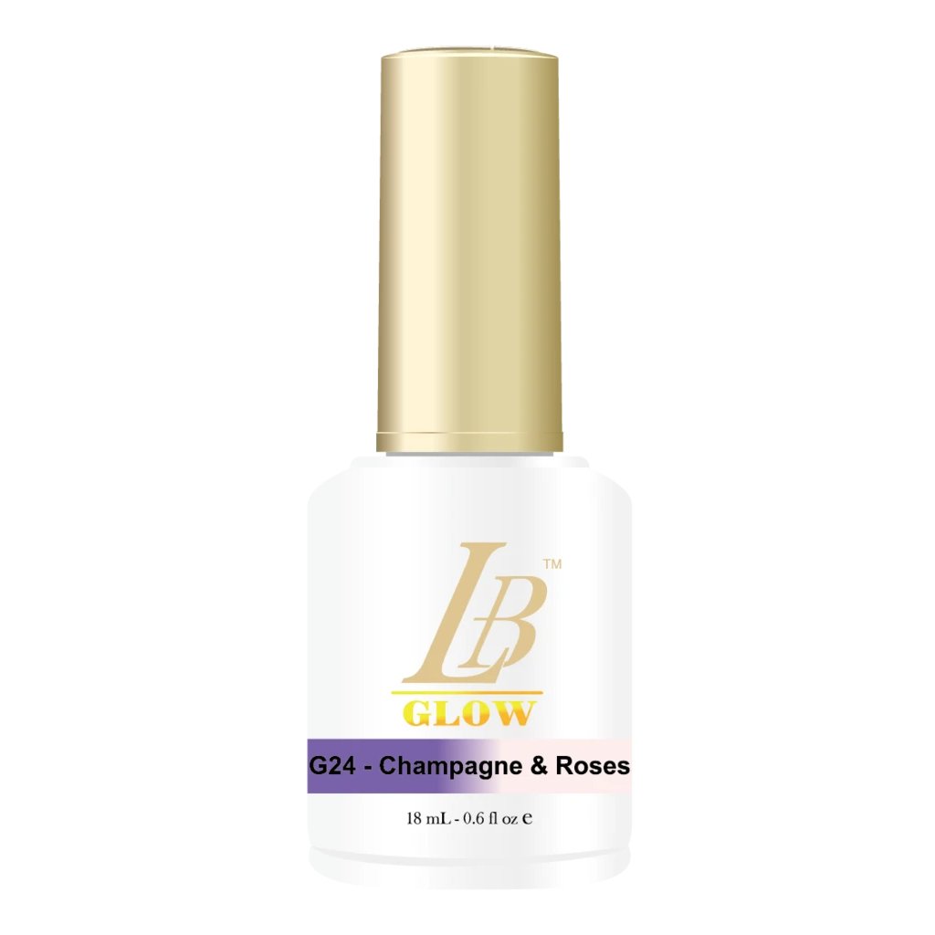 IGel LB Glow In The Dark Gel Polish 0.6oz, G24 Champagne & Roses