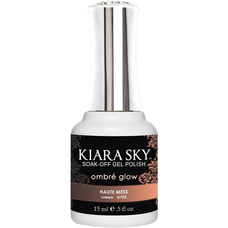 Kiara Sky Gel Polish, G705, Ombre Glow Beauty Vault Collection, Haute Mess, 0.5oz